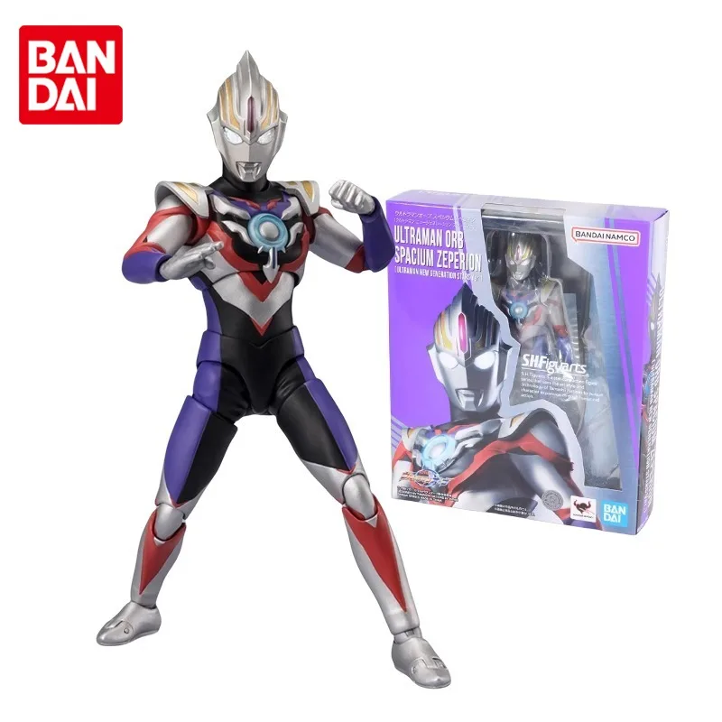 

Bandai оригинальная аниме-фигурка SHF ULTRAMAN ORB SPACIUM ZEPERION, экшн-фигурки, игрушки для детей, подарок, Коллекционная модель, украшения