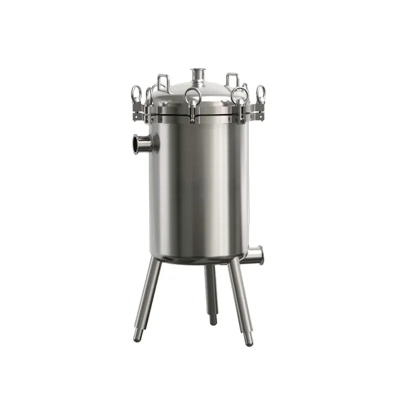 Cylinder Bucket Filter 50 100 200 Micron Industrial Food Stainless Steel Strainer