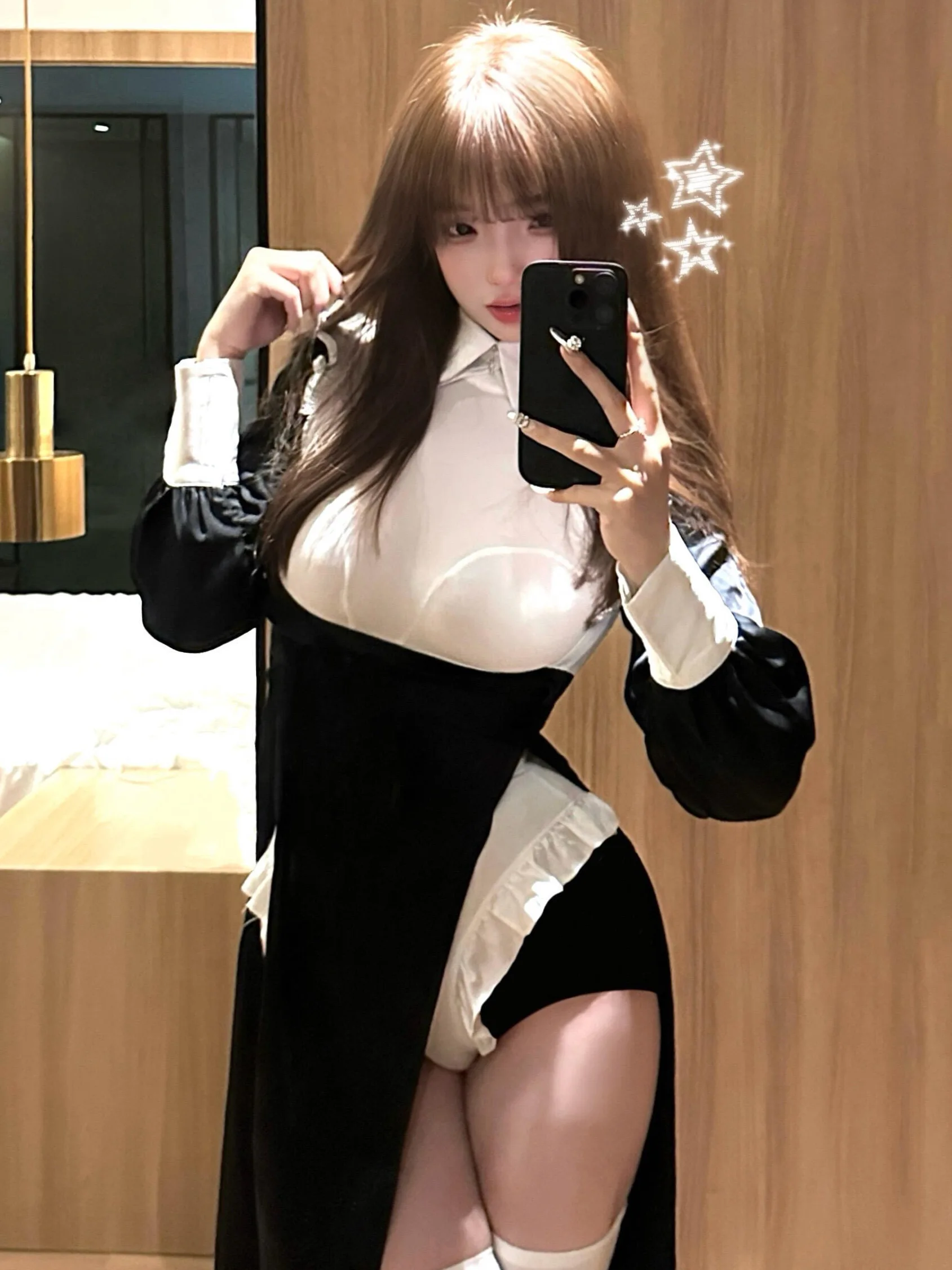 Set costume da suora sexy Pure Desire Hot Girl orm loween Outfit Double Trouble Sexy Dr School orm