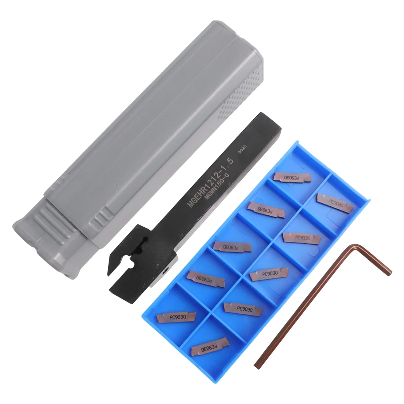 Advanced Grooving System MGEHR1212 1 5 Turning Tool Holder and Ten MGMN150G Carbide Inserts for Enhanced Productivity