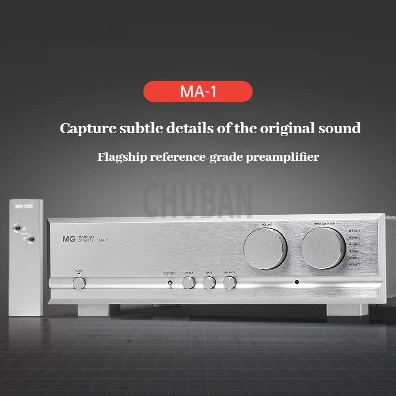 CHUBAN MA-1 Flagship Class-A Hi-Fi Preamplifier – Fully Balanced, Tone Control, Remote Included – High-End Home Audio