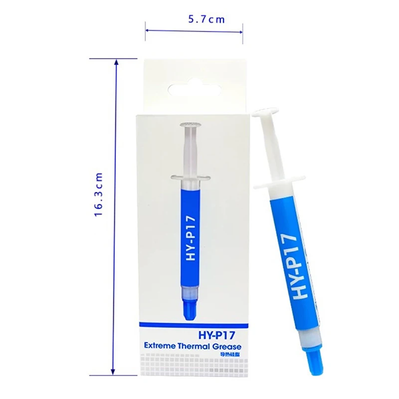 1 Piece High Thermal Conductivity 17.3W/m-k HY-P17 Premium Performance Thermal Paste For All Processors CPU/GPU DIY Accessories