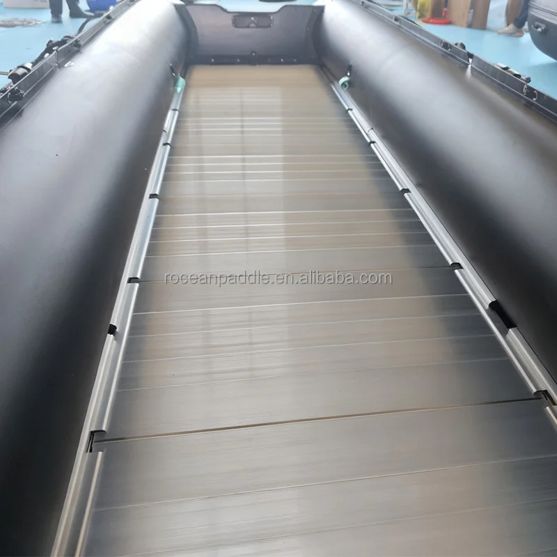 CE 인증 고품질 블랙 접이식 인플레이터블 보트 7-12미터 유럽 구조용