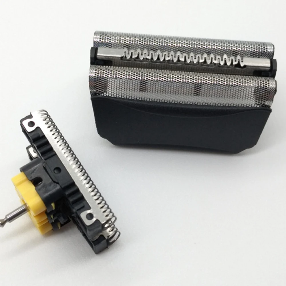 Combi embalagem substituição lâmina + cabeça de barbear para braun série 5, 8000, 5643, 5758, 8970, cor preta