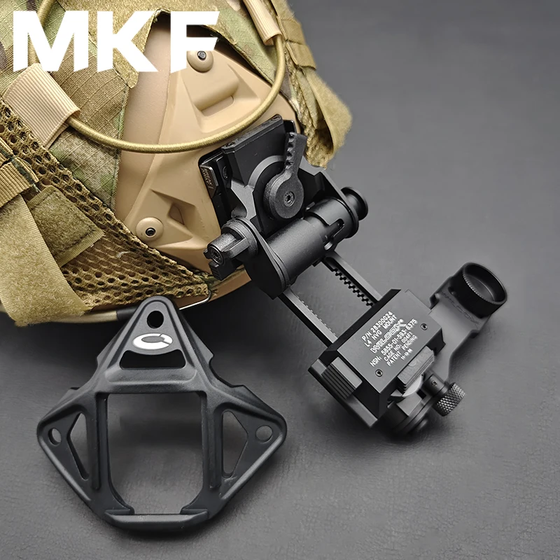 アルミ合金製ナイトビジョンゴーグルマウントブラケット、ダンプトラック用イカ乾燥ヘルメットベース、pvs4-jアームブラケット、アウトドアキャンプ旅行用品