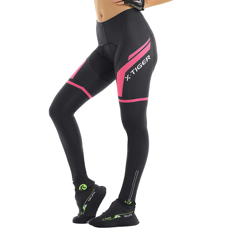 X-TIGER Frauen Radfahren Hosen Anti-shock MTB Fahrrad Radfahren Hosen Anti-schweiß 5D Anti-Slip Gepolsterte Gel Racing fahrrad Sport Hosen – Detail 16