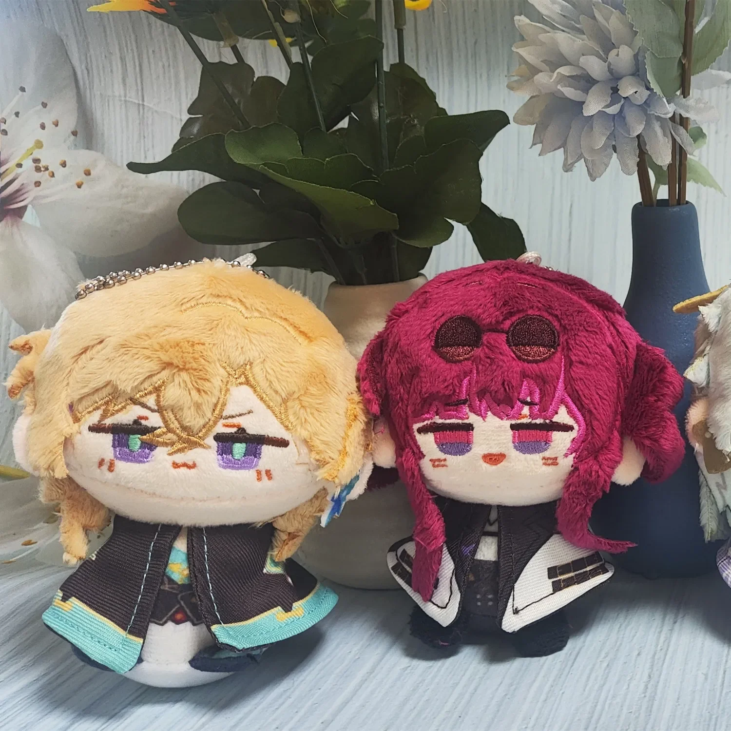 

12CM Honkai: Star Rail Sunday Aventurine Veritas Ratio Kafka Cotton Doll Body Clothes Dress Up Keychain Backpack Pendant Toy