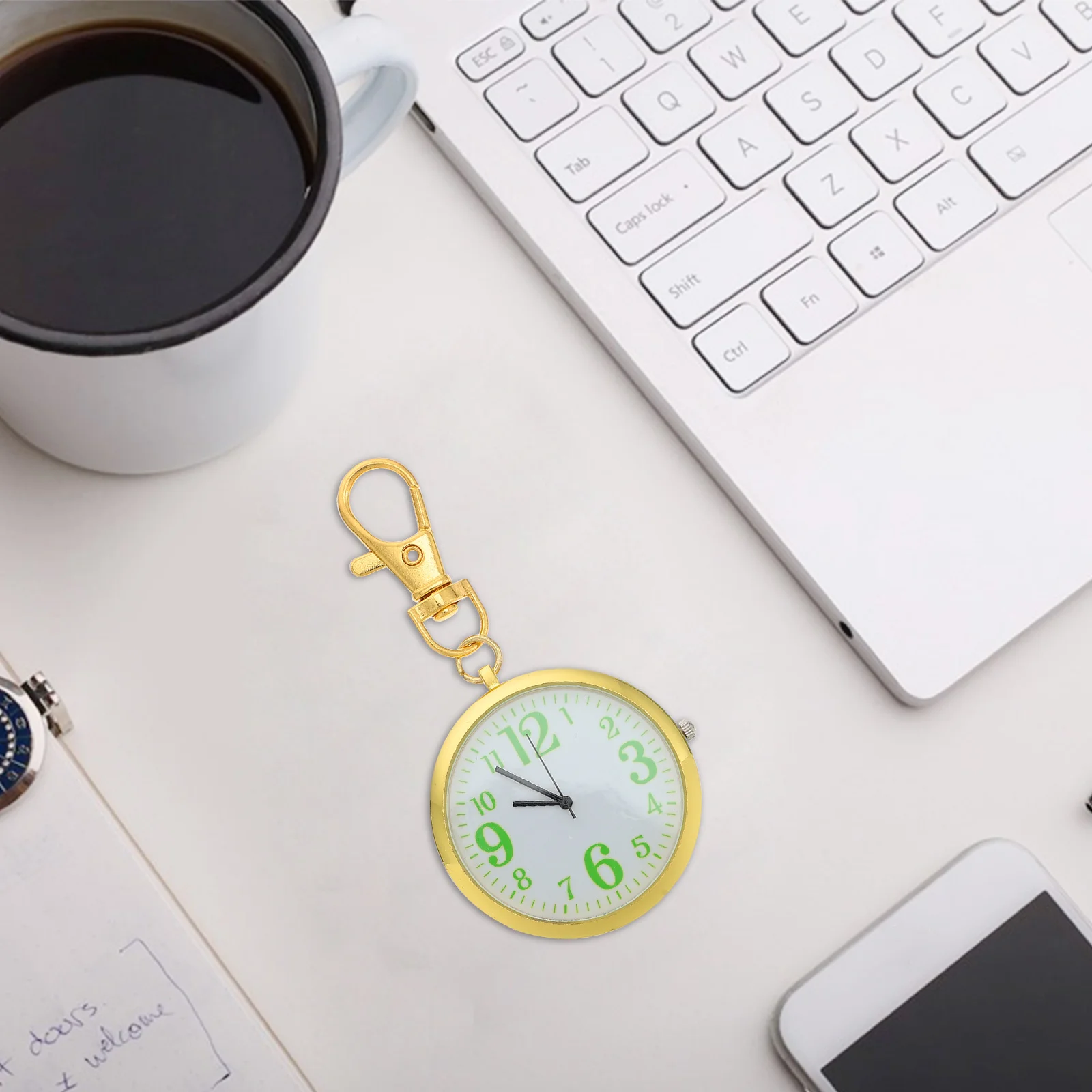 

Pocket Watch Large Digital Nurse Elderly Alloy for Nurses Watches Medical Clip on Women