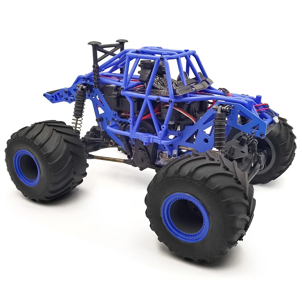 YEAHRUN-amortiguadores inferiores superiores de aleación de aluminio, soporte de montaje para 1/18 Mini LMT 4X4 cepillado Monster Truck RTR, piezas de mejora