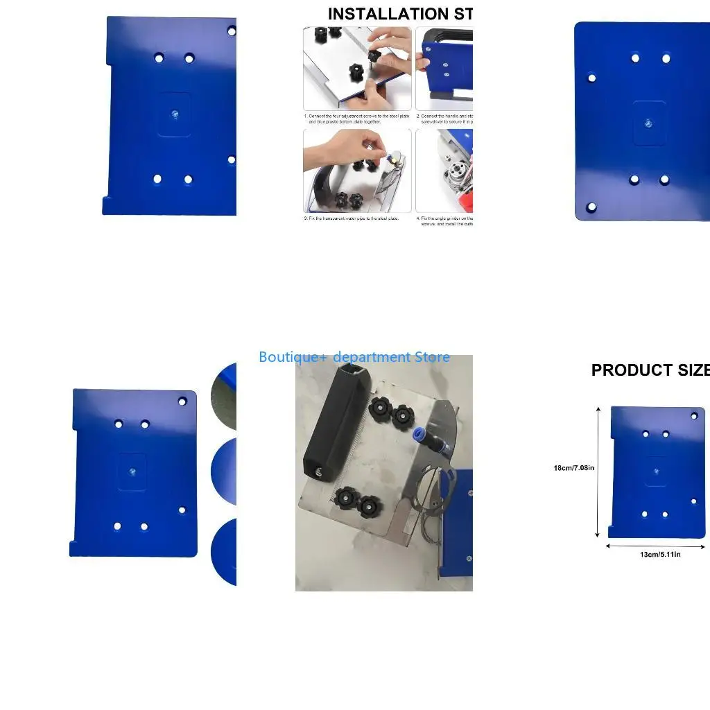 E1PD Angles Grinder Stand for Tile 45° Chamfer Cutting 100 Type 45° Tile Chamfering Tool Plate Chamfer Bracket Replacement