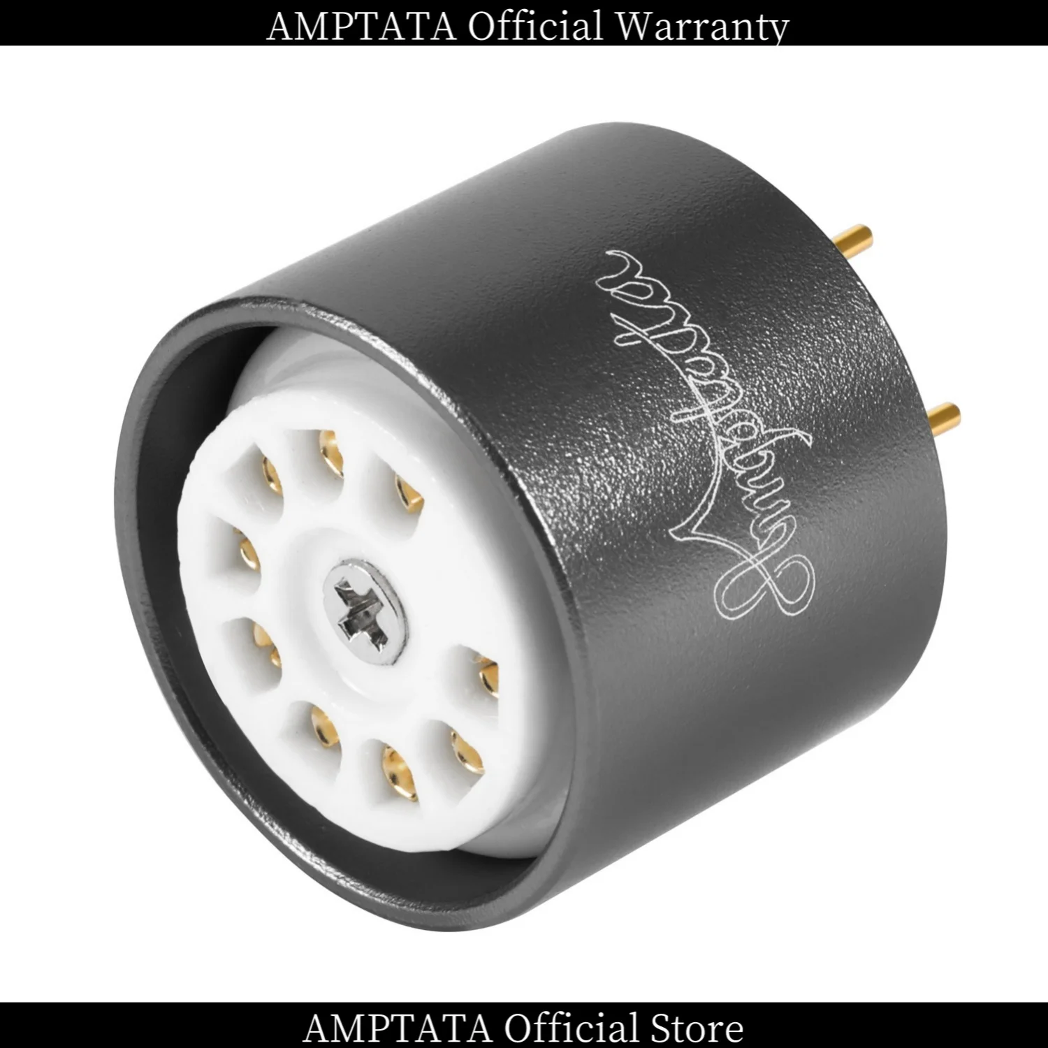 AMPTATA / 6U8 6GH8 ECF82 إلى 7199 / محول مقبس محول أنبوب الفراغ / مطلي بالذهب عيار 24 قيراط