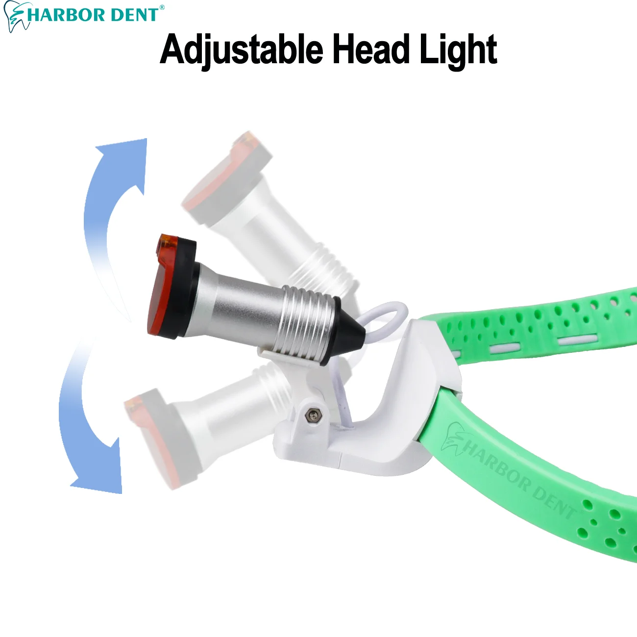 Ultra-light 5W Dental Lab Headlamp Wireless High brightness LED Light Dentistry Medical Otolaryngology Headband Lamp