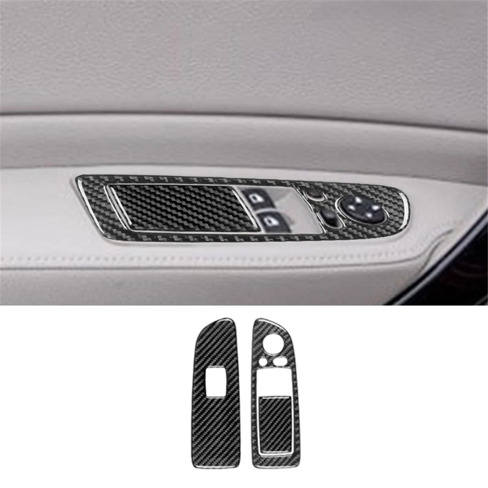 Pegatina protectora de fibra de carbono para Interior de coche, decoración para BMW serie 1, Cope Convertible, E82, E88, 2008-2013