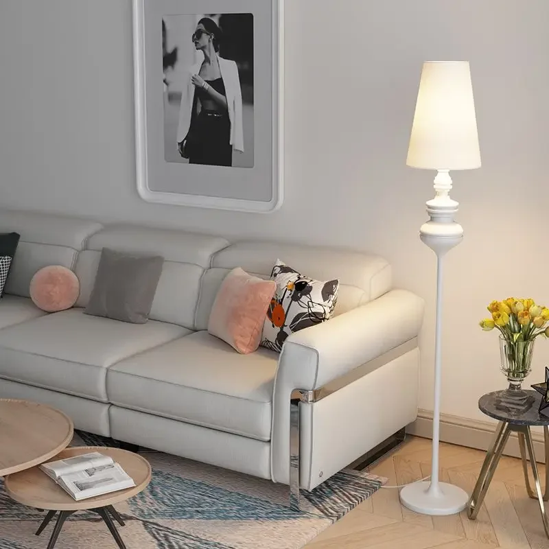 Led Modern European Floor Lamp Standing Lamp Art Decor Nordic Style Lampshade for Floor Lamp Bedroom Study Room Light