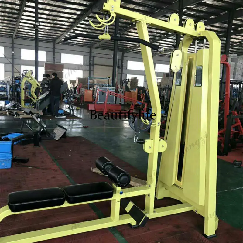 High and low pull back dual-in-one trainer Commercial back muscle high pull low pull combination gym equipment