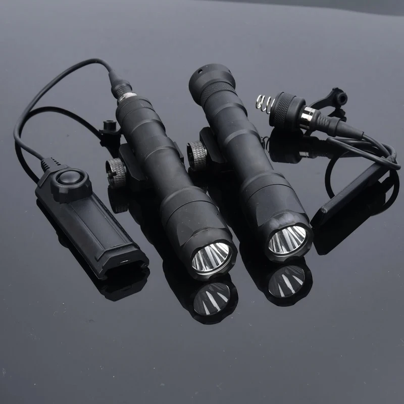 Suref Tactical M600 M600C Hunting Weapon Flashlight Dual Function Tactical Rifle Airsoft Accessories Weapon Scout Light LED