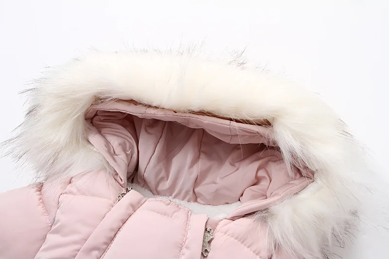 AYNIGIELL 2024 Winter Neugeborenen Verdickung Overall Integrierte Wolle Mit Kapuze Unten Strampler Baby Jungen und Mädchen Warme Schneefeste Overalls – Detail 23