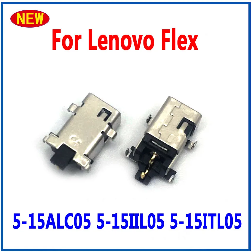 1-10 pces novo portátil dc power jack porto de carregamento do conector do soquete para lenovo ideapad lenovo flex 5-15itl05 5-15alc05 5-15iil05