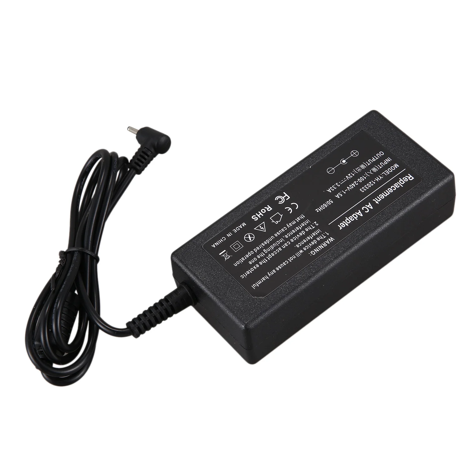 Cargador de corriente 40W 12V 3.33A para Samsung Chromebook XE303C12 2.5X0.7mm