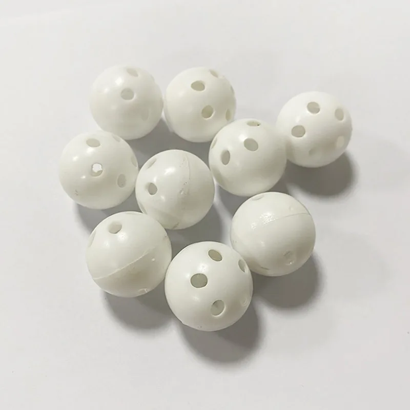 10pcs 24mm Plastic Rattle Bell Balls Squeaker Baby Toys DIY Beads Noise Maker