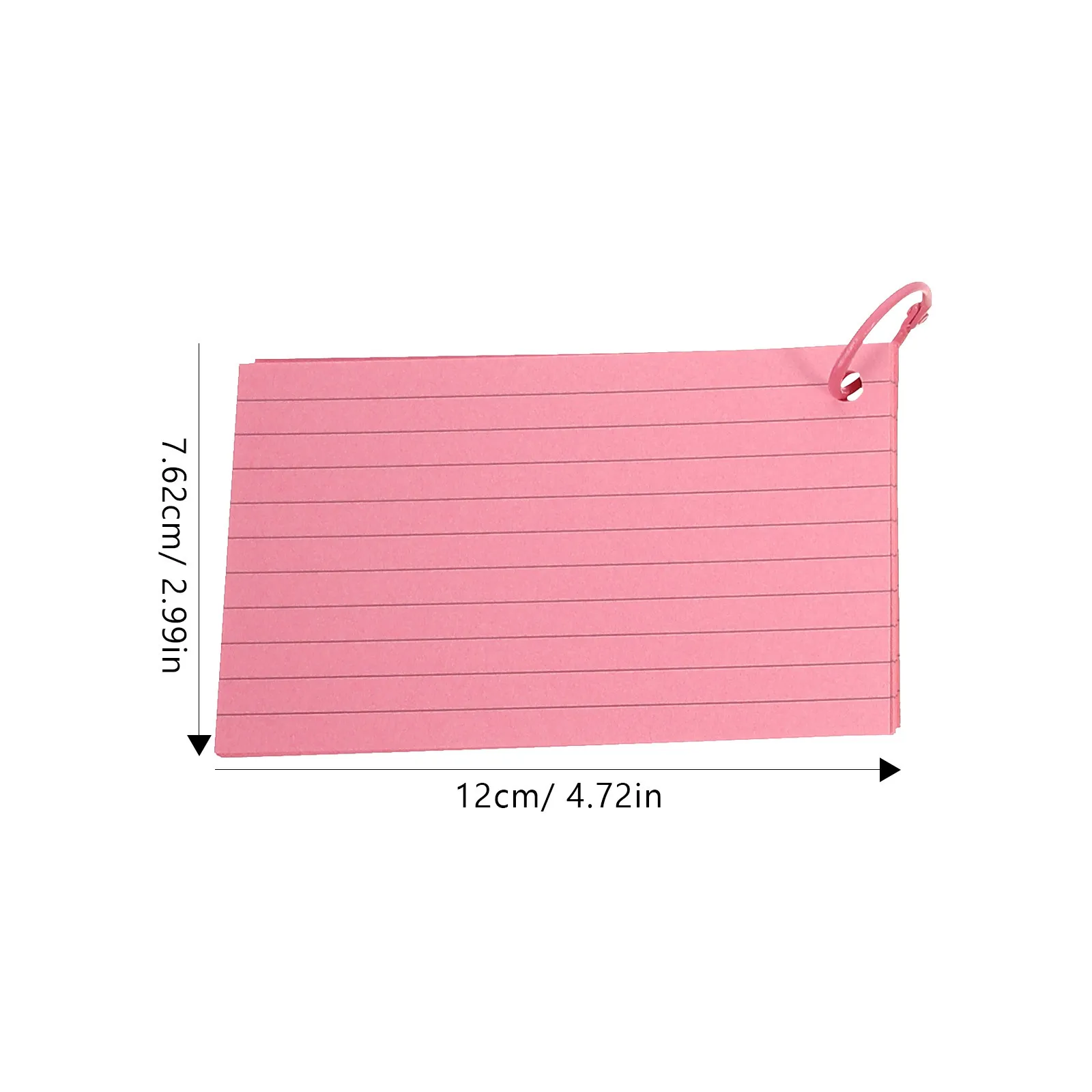 مجموعة واحدة من البطاقات التعليمية الفارغة المفكرة المواد الورقية المحمولة الموثق الدائري DIY ملاحظة منصات لدراسة مكتب مذكرات اللغة الإنجليزية #5