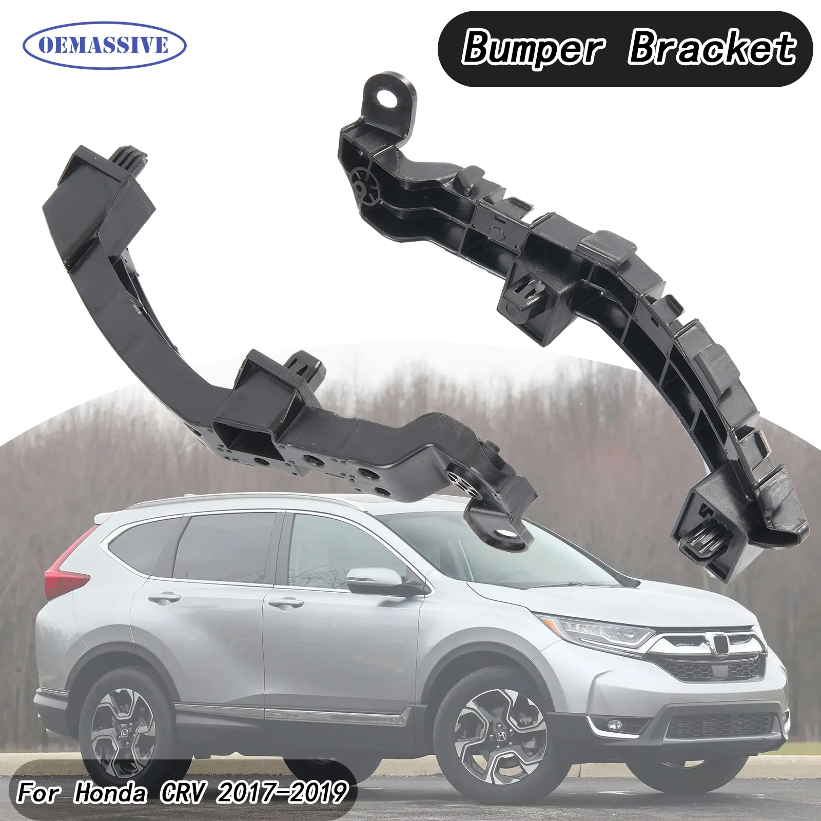 Car Part Front Bumper Retainer Brackets Spacer Left Right Pair Side Beam Mount Support 71198TLAA01 For Honda CRV 2017 2018 2019