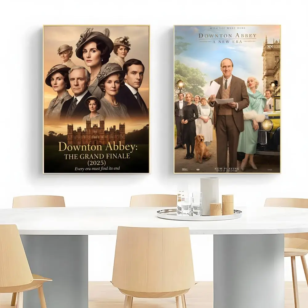 1 قطعة الدراما التاريخية التلفزيون D-Downton AbbeyS المشارك قماش جدار الفن طباعة المشارك ديكور جدارية ديكور المنزل هدية غير المؤطرة #2