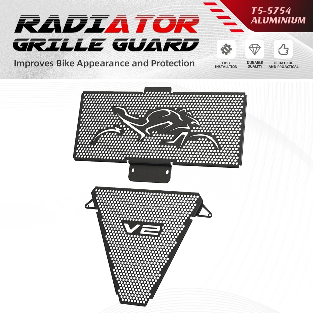 

Motorcycle Radiator Guard Protector Grill Cover Grille Fuel Tank Protection For Ducati Streetfighter V2 2022 2023 2024 2025