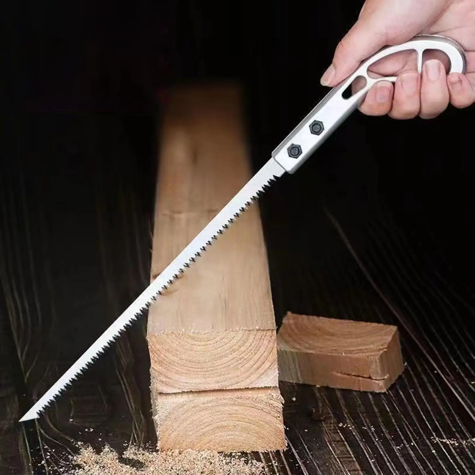 Pruning Saw Single Hand Use Hand Saw Hacksaw Steel Lightweight Blade Arborist Tool Suitable for Garden Lawn Camping Hi