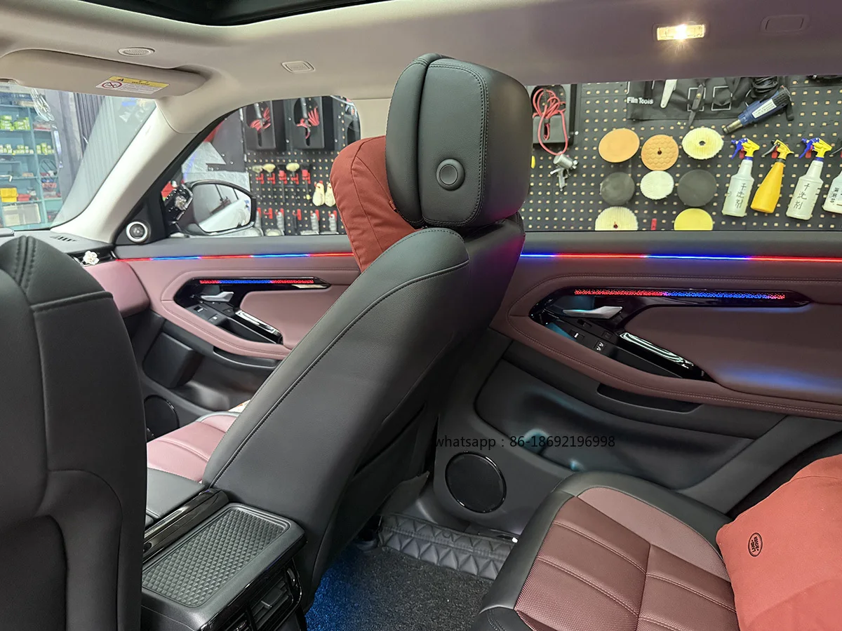 Icarsin Dynamic Ambient Light for Range Rover Evoque 2020-2023 Interior LED Lighting Upgrade Accessories