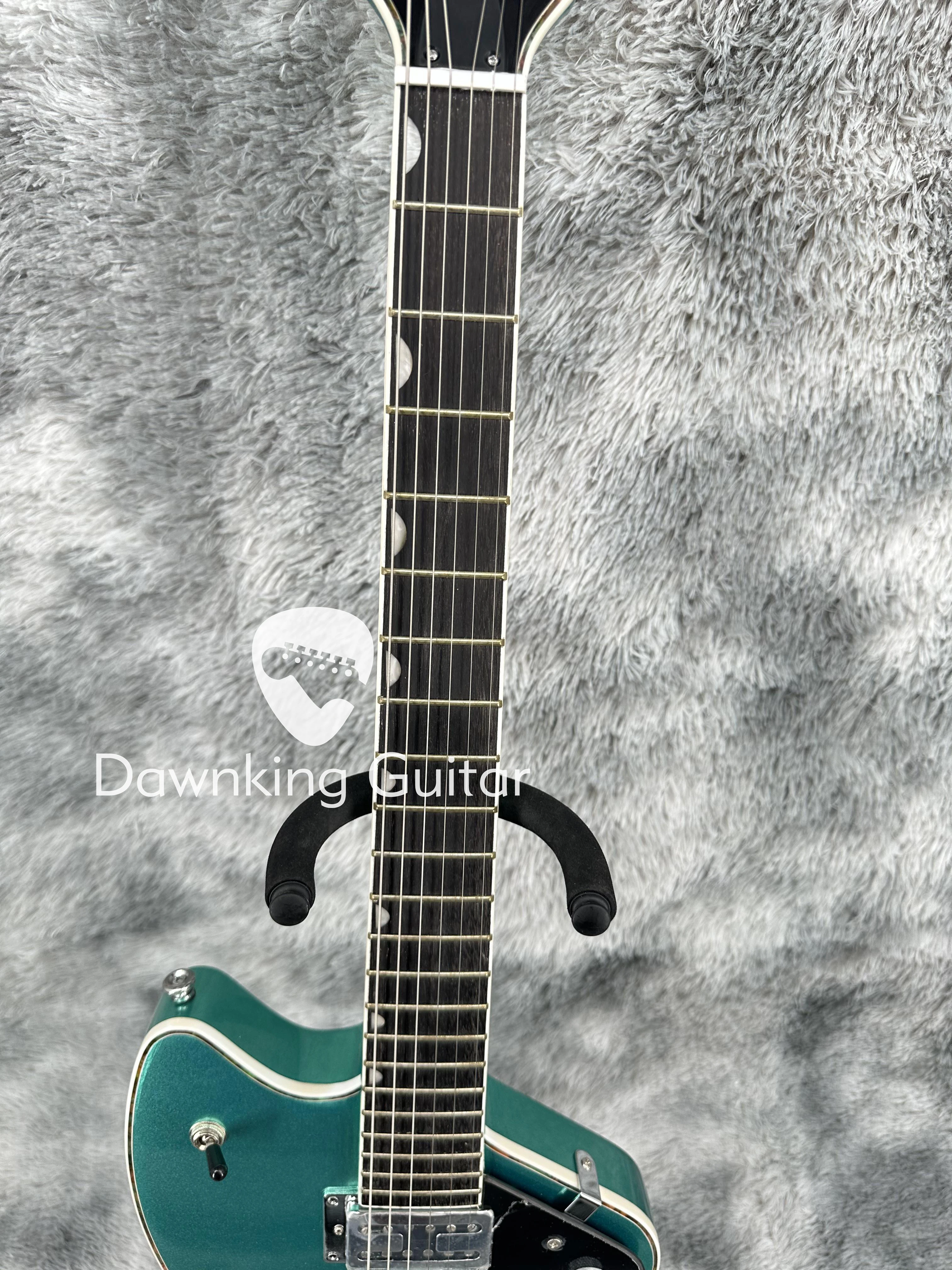 Unique Penguin Jupiter Thunderbird Green Electric Guitar Army Green Solid Body free shipping