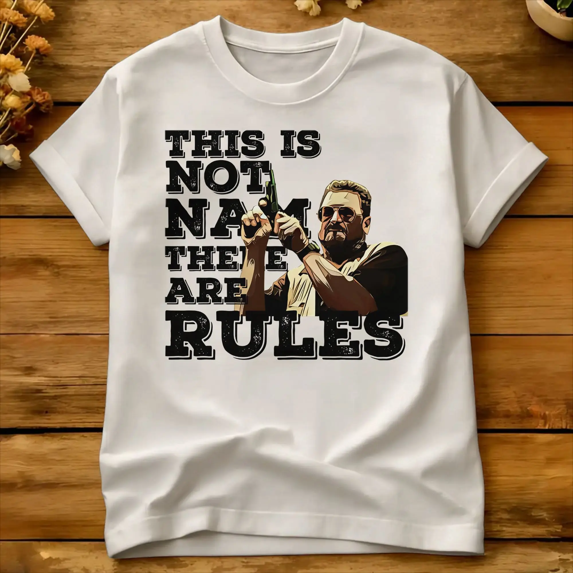 There Are Rules T-Shirt Beach The Big Lebowski Vintage T Shirts 100 Cotton Hip Hop Tee Shirt For Mens Design Tops