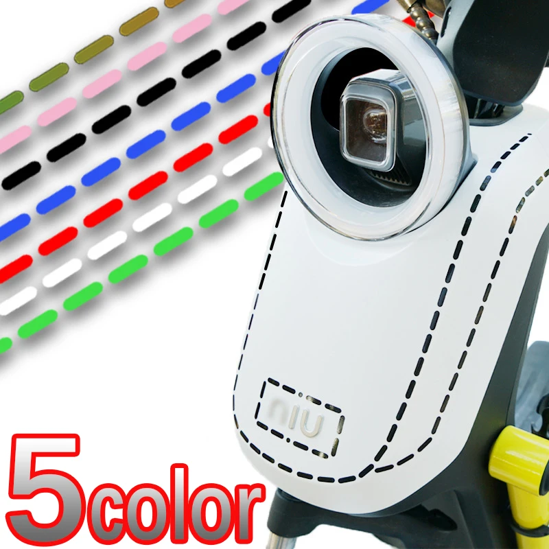 DIY Line Reflective Stickers Car Motorcycles Wheel Body Decorative Reflective Strip Diy Warning Decals Car Sticker Accessories