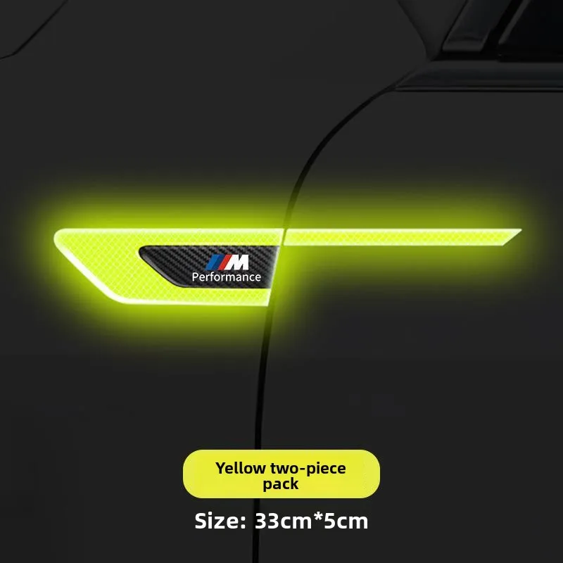 

Reflective Luminous Door Anti-Collision Strip Fender Wheel Arch Stickers For BMW X1 X3 X5 M3 M5 F10 F30 F01 F02 F15 F16 G20 G30