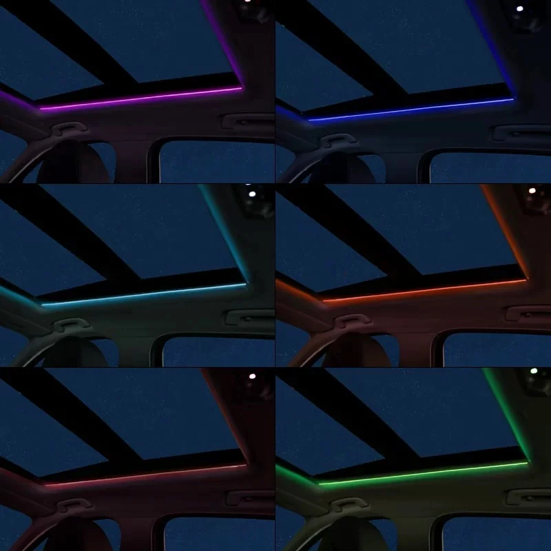 11 Colours LED Panoramic Sunroof Ambient Light for BMW 3/5 Series G20 G30 X3 X4 X5 X6 X7 Car Roof Skylight Interior Mouldings