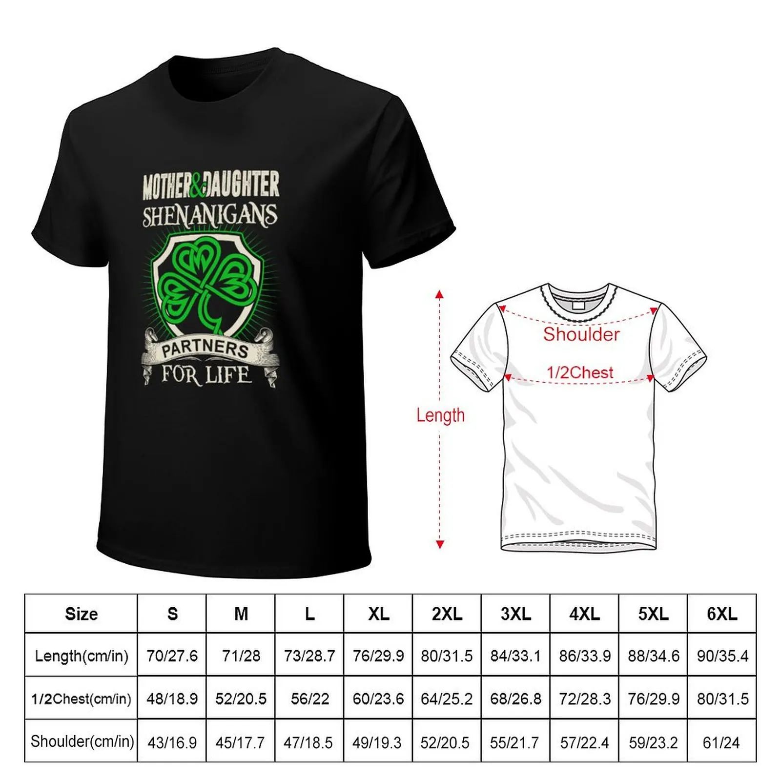 Mother And Daughter Shenanigans - Partners For Life T-Shirt Casual Breathable Short Sleeve Top