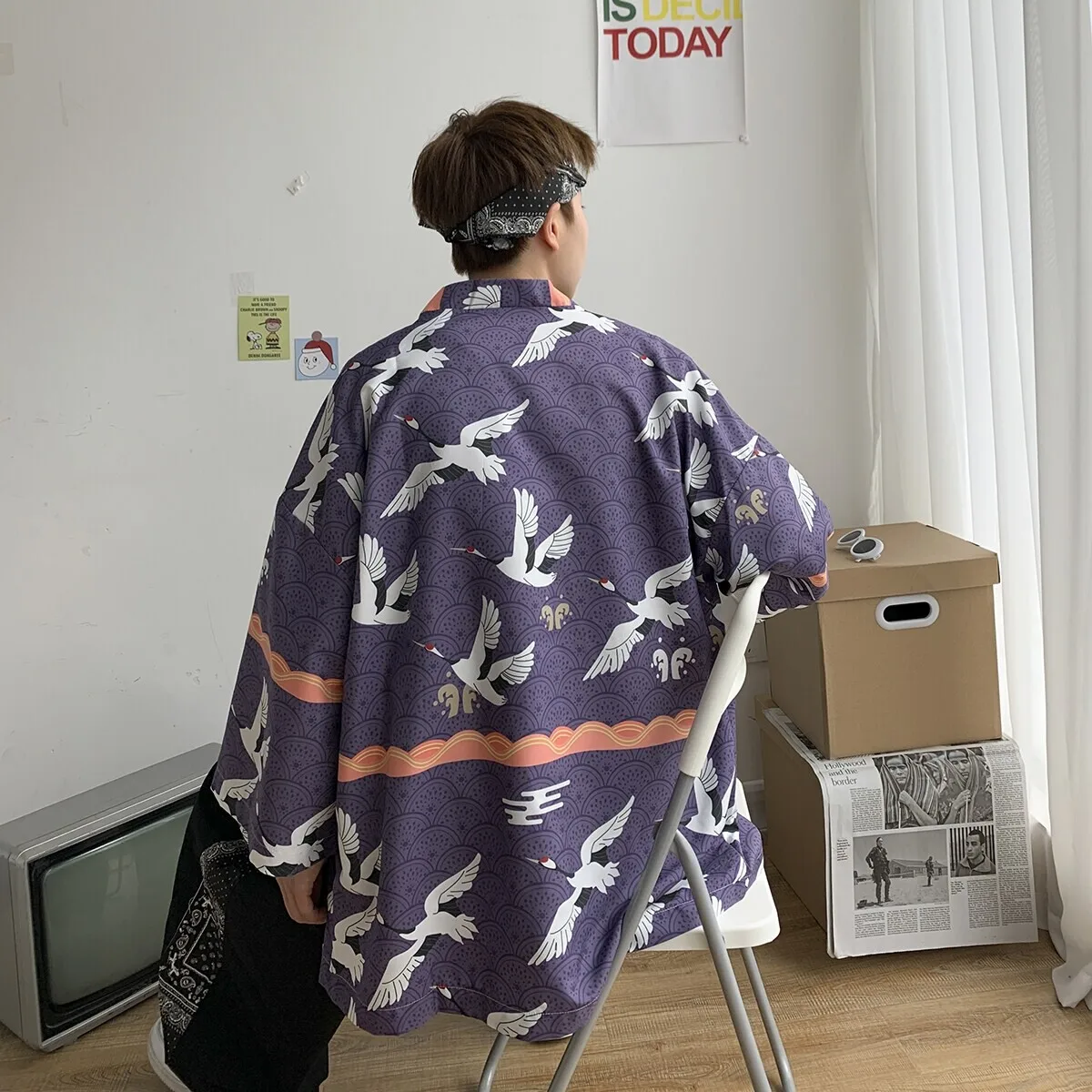 2025 Summer Men Robe Loose Kimomo Open Stitch Mens Embroidery Hanfu Male Chinese Style Oversized Cardigan M-5XL