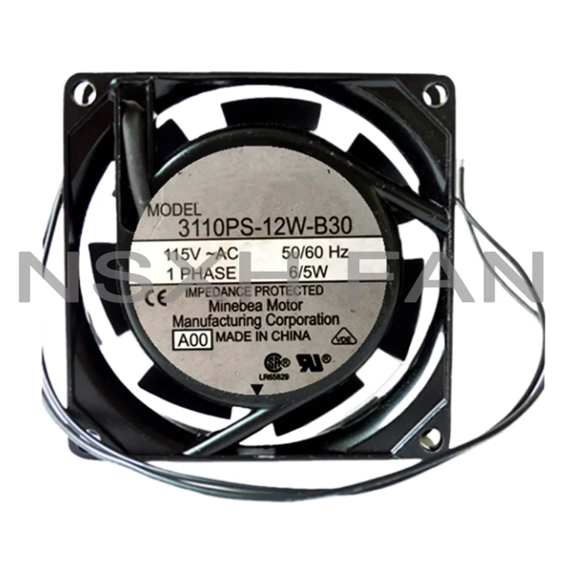 

ORIGINAL 3110PS-12W-B30-A00 115V 6 5W 8025 METAL FRAME FAN