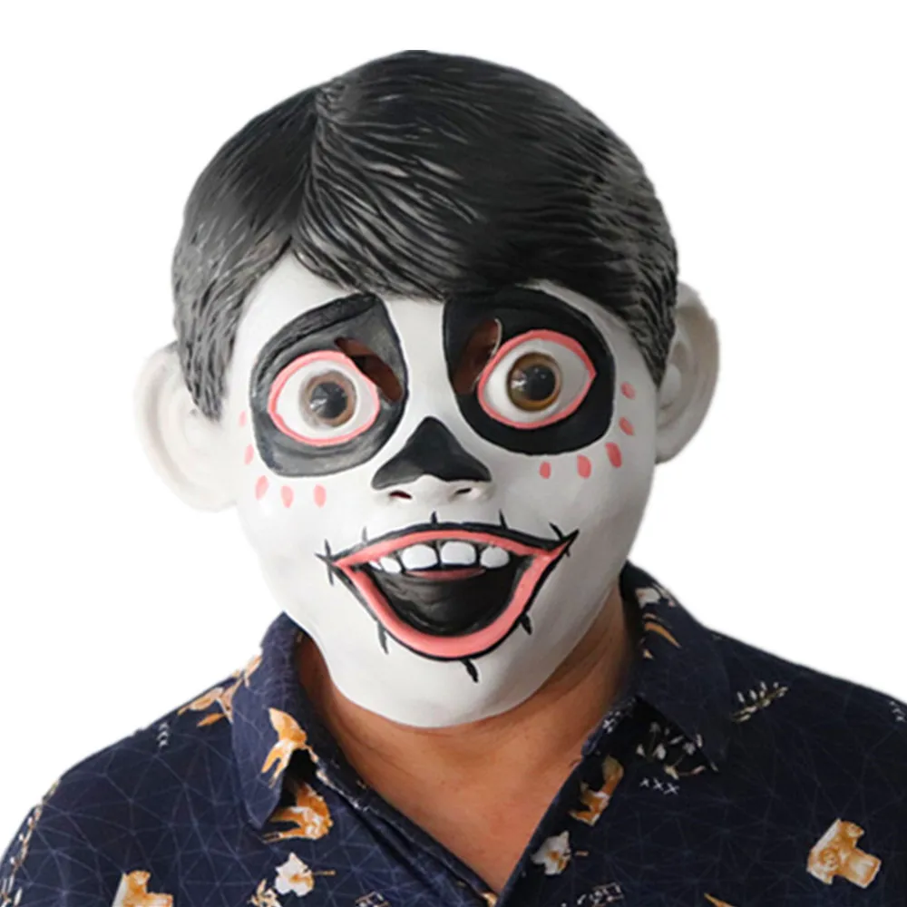 

Halloween Coco Mask Boy Masquerade Cosplay Cute Full Face Head Helmet Costume