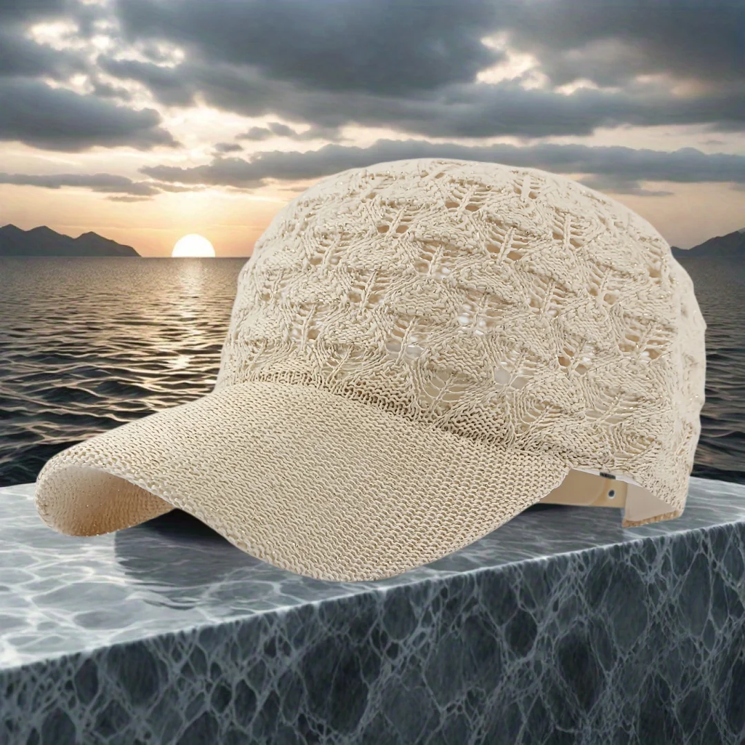 

Женская кепка в европейском и американском стиле, летняя, для защиты от солнца, дышащая сетчатая бейсболка, универсальная кепка-«утиный клюв»