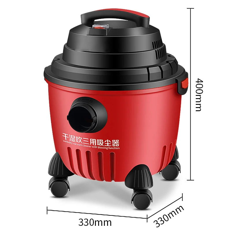 15L Hand-held Electric Vacuum Cleaner Powerful Household Dry and Wet Cleaning Dust Blowing High Power Suction Carpet Sweeper