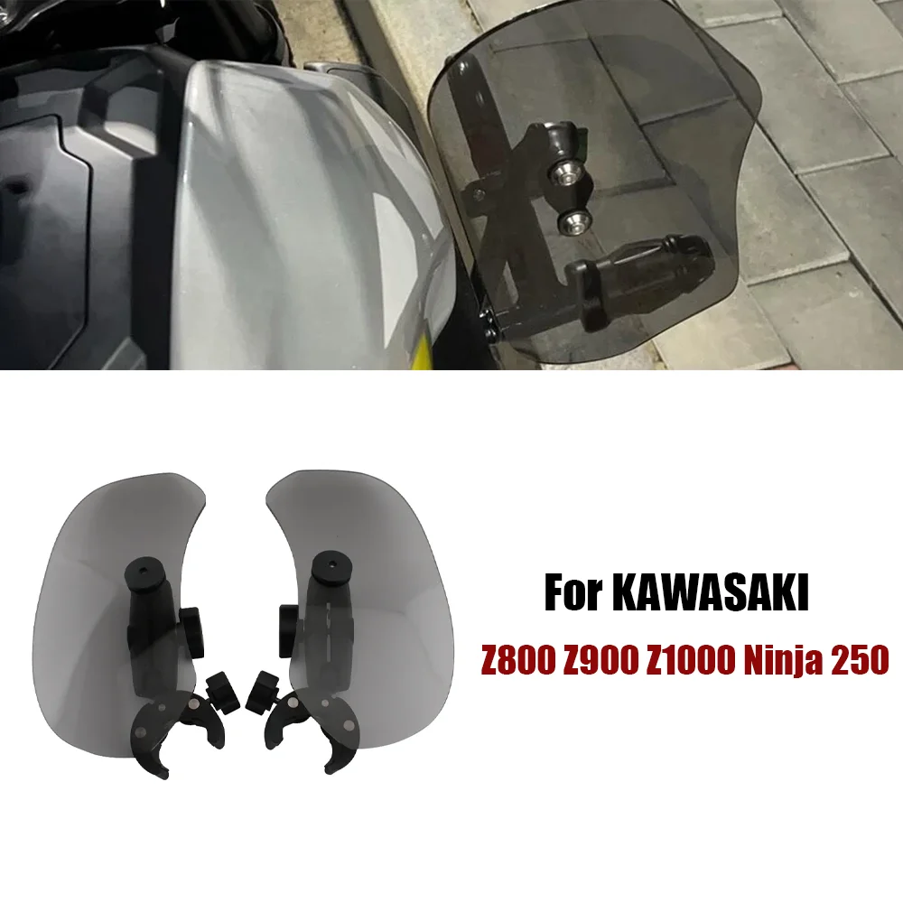 

Motorcycle Accessories Wind Deflector Side knee Windshield For KAWASAKI Z800 Z900 Z1000 Ninja 250 300 400 650R ZX6R ZX9R ZX10R