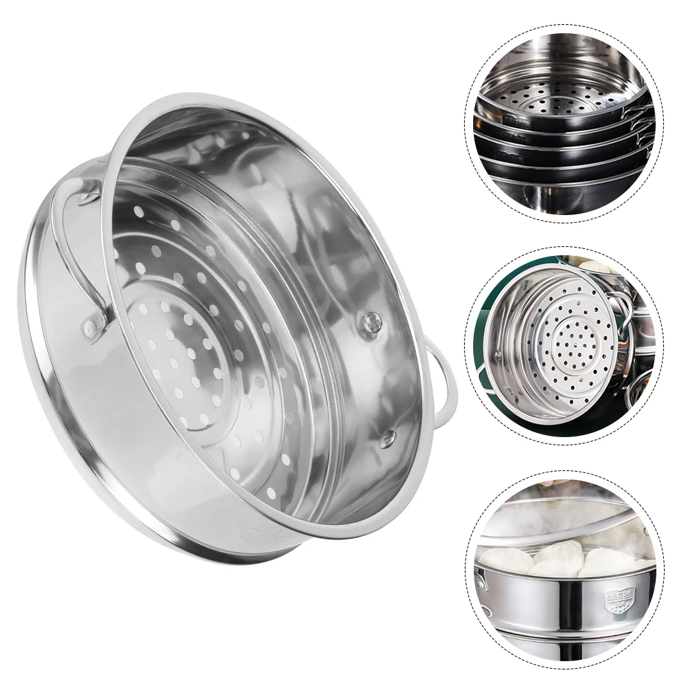 

Stainless Steel Steamer for Cooking Kitchen Steaming Rack Vegetable Basket Food Thicken Tool Multifunction