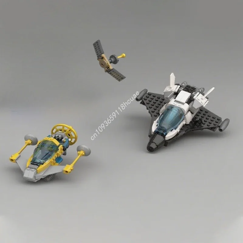 

249pcs MOC Space Shuttle Star Fighter Model Building blocks creative idea Kids Toys Brick Education Christmas gifts