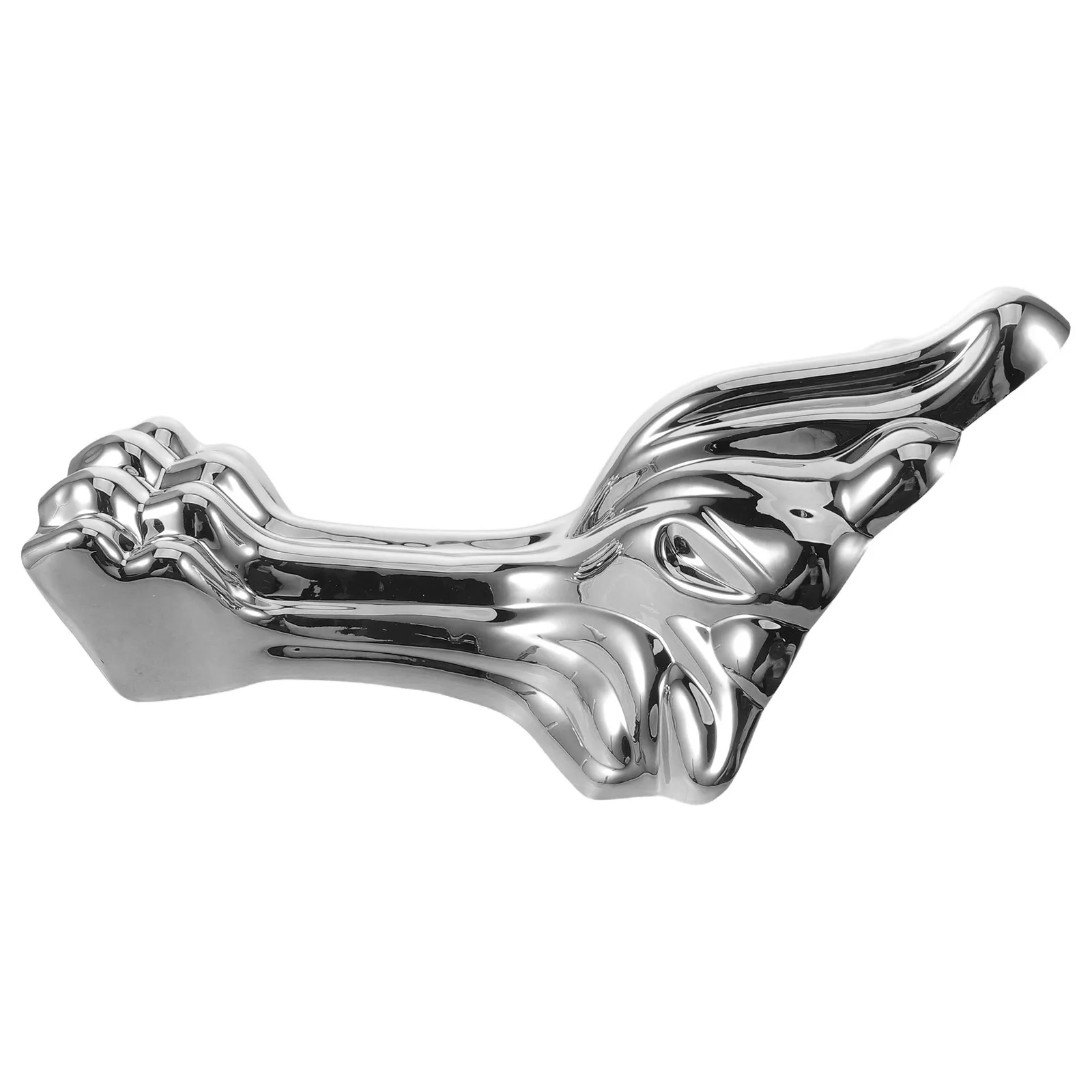 Silver Claw Tub Foot Plastic Freestanding Bathtub Height Riser Support Legs 9.84x3.94x3.94 Inch No Drill Bath Foot Pad Stable