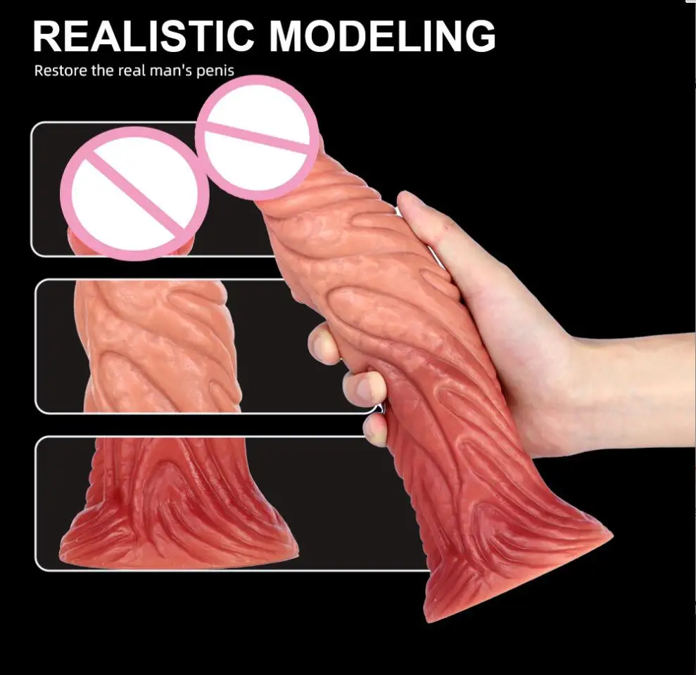Colorful Realistic Dildo Silicone Lifelike Penis Vagina G-Spot Massager Sex Toys for Women Masturbation Dildo S3326