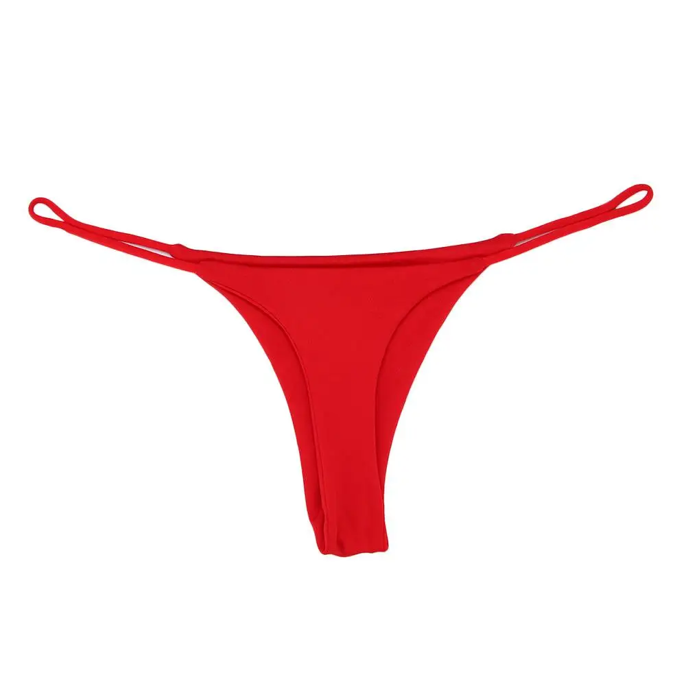 

Female Sexy Thin Strappy Cotton Bikini Low Rise Underwear Panties G Strings Thongs