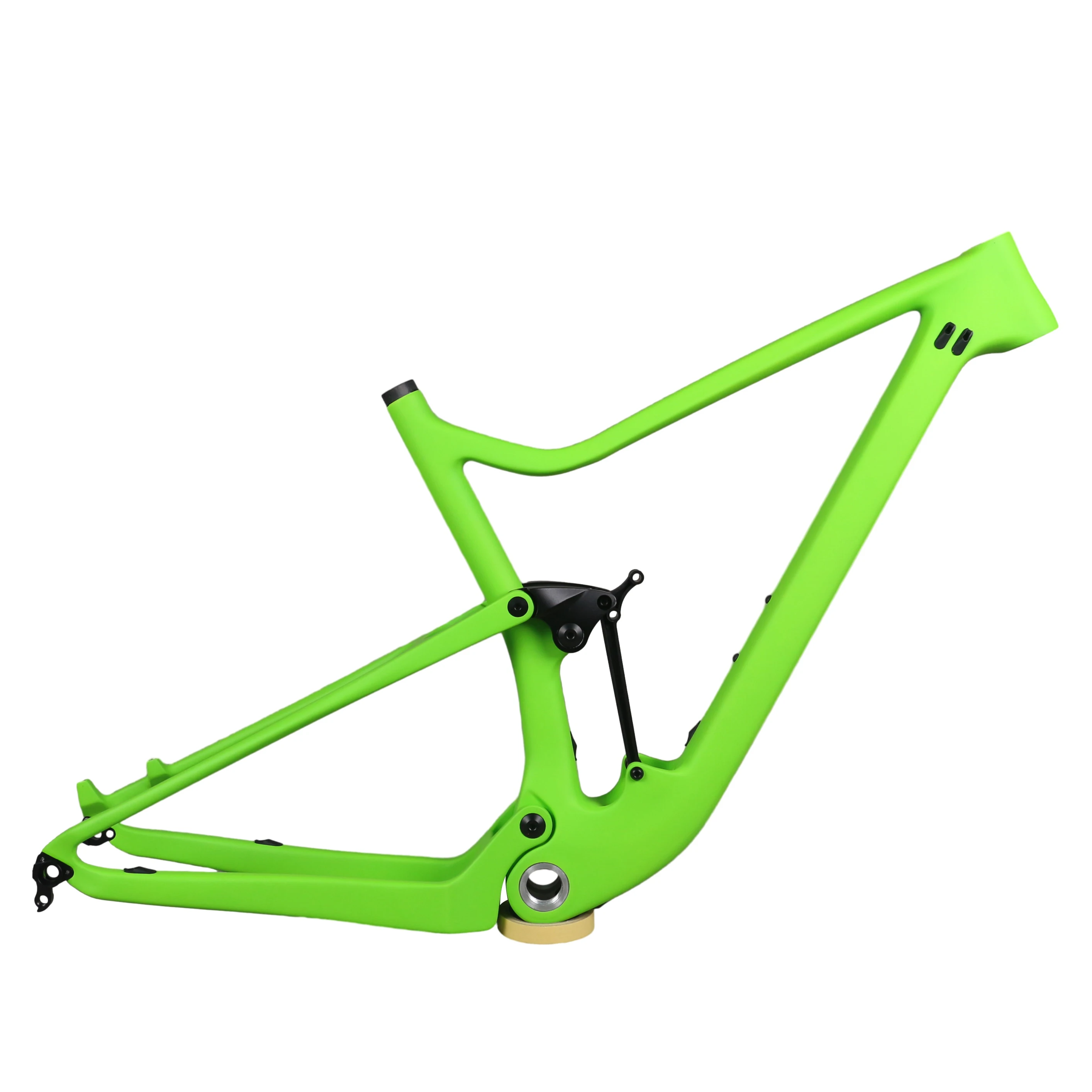 

29er Boost Suspension Disc Brake BSA Fluorescent Green XC MTB Frame FM027 Carbon Fiber T700 Max Tire 29er X 2.35