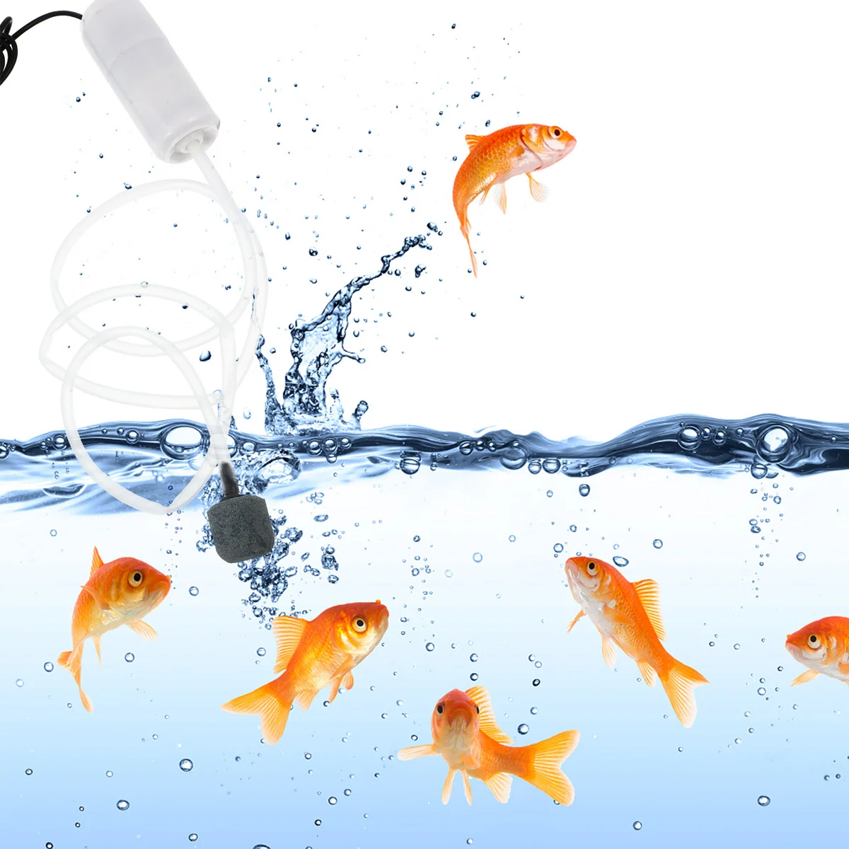 

USB Powered Oxygen Generator Fish Tank Air Pump Suitable Different Sizes Aquariums Practical Useful Fish Tank Oxygen Pump