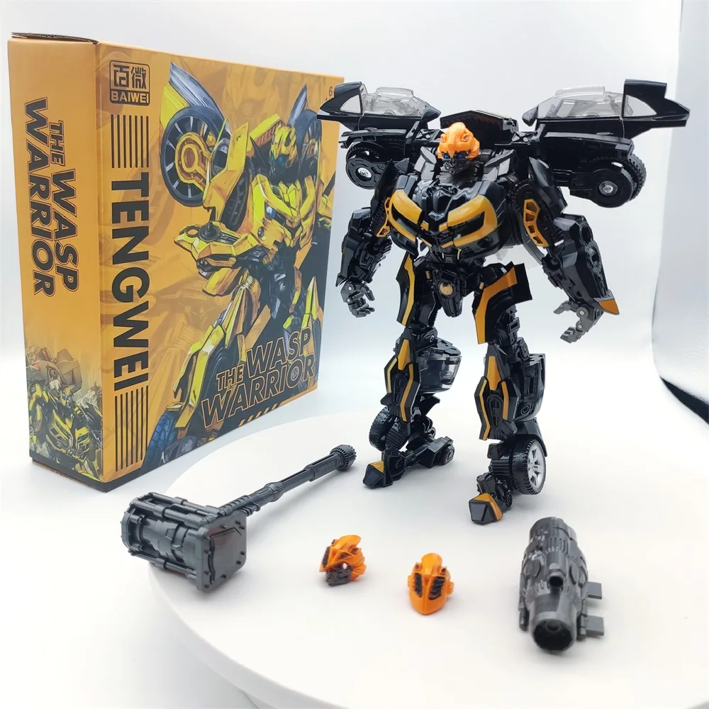 

BAIWEI TW1025B TW-1025B Wasp Warrior Transformation Movie Series KO SS49 Action Figure Deformation Toys